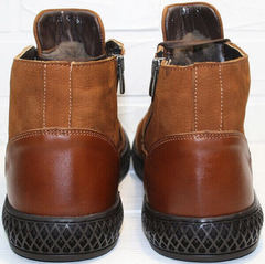 зимние ботинки на шнурках мужские