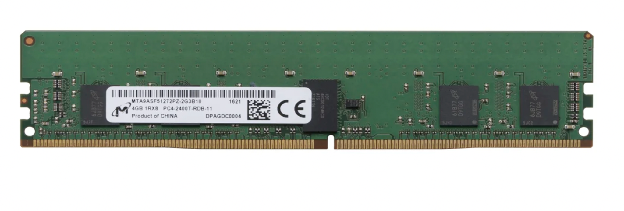 Купити оперативну пам'ять Micron 8gb DDR4 Pc4-2400t (MTA9ASF1G72PZ