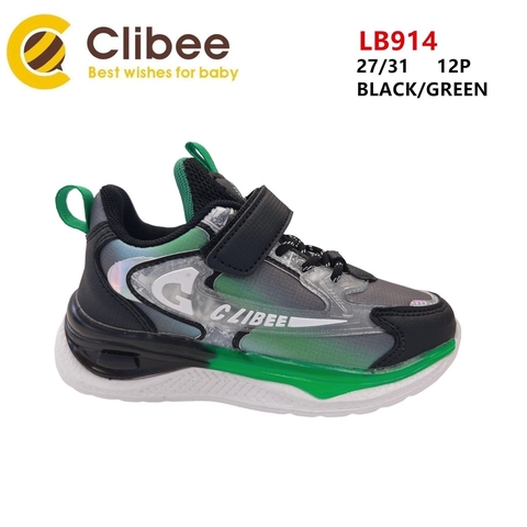 Clibee LB914 Black/Green 27-31