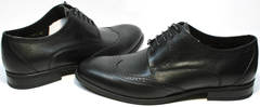 Классические туфли мужские инспектор Ikos 1157-1 Classic Black.
