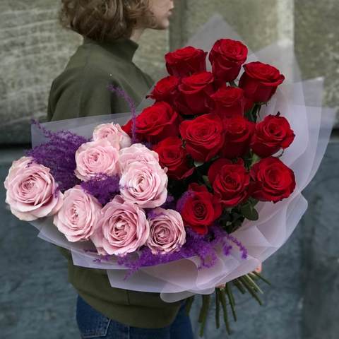 Photo of Bouquet for Valentine's Day «Shades of Love»