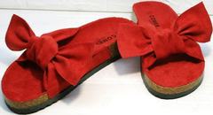 Летние шлепанцы удобные сандалии женские Comer SAR-15 Red.