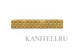 Тесьма металлизированная декоративная серебро «Классика»  13мм