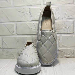 Женские туфли слипоны женские кожаные Alpino 21YA-Y2859 Cream.