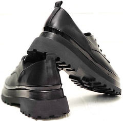 Классические женские туфли мартинсы Marani magli M-237-06-18 Black.