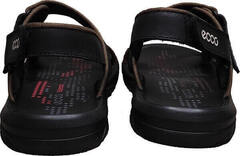 Мужские сандали босоножки черные Ecco 814-7-1 All Black.