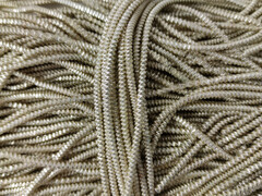 Трунцал "зигзаг"  срібна  теплий антик 2,6 мм