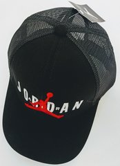 Модные летние кепки с сеткой сзади Jumpman RN56323 Black.
