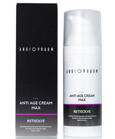 ANGIOPHARM КРЕМ ОМОЛАЖИВАЮЩИЙ С КОМПЛЕКСОМ РЕТИНОИДОВ MAX, 50 Мл | RETISOLVE ANTI AGE CREAM MAX