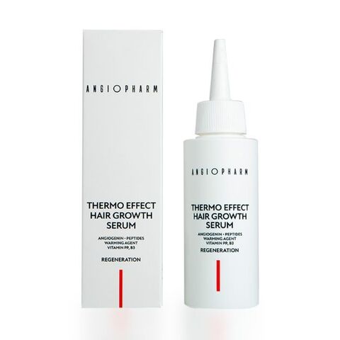 ANGIOPHARM СЫВОРОТКА ДЛЯ РОСТА ВОЛОС С ТЕРМО ЭФФЕКТОМ, 100 Мл | TERMO EFFECT HAIR GROWTH SERUM