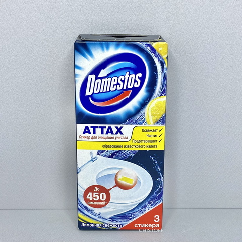 Стикеры для очистки унитаза Domestos (3 шт.)