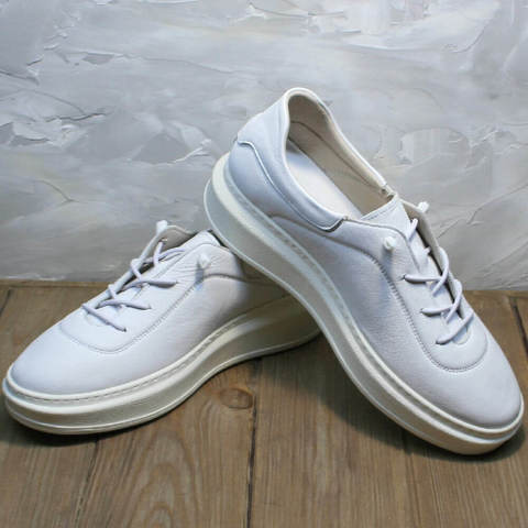 Кеды кроссовки белые женские Rozen M-520 All White.
