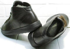 Модные ботинки теплые кеды мужские Ikoc 1770-5 B-Brown.