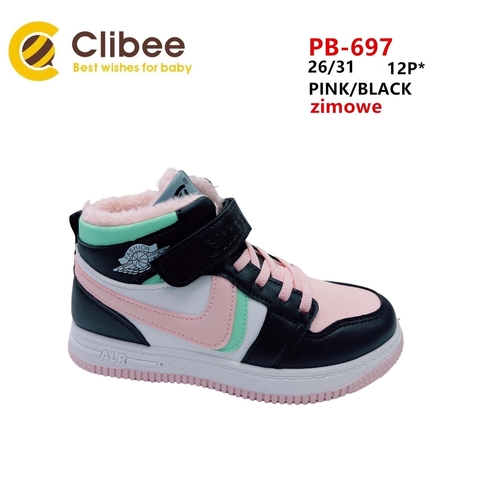 Clibee (зима) PB697 Pink/Black 26-31