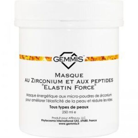 GEMMIS Циркониевая Маска с пептидами Эластин Форс, 250 мл | Masque au Zirconium et aux peptides 