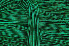 Канітель пружна Зелений / Чорний 1,6 мм