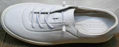 Стильные белые кеды женские кожа Rozen M-520 All White.