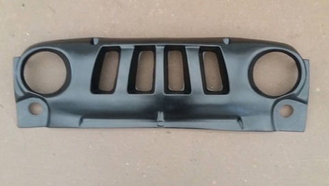 Облицовка радиатора УАЗ 469 Хантер люксовая (стекловолокно)