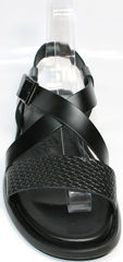 Модные мужские сандалии Roberto Verbano 74609 Black.