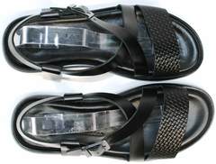 Брендовые мужские сандали Roberto Verbano 74609 Black.