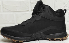 Тёплые кроссовки на меху мужские Reebok Airstacle Terrain H2o Drain Black.