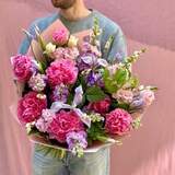 Photo of Exquisite bouquet with peonies «Romantic Taurus»