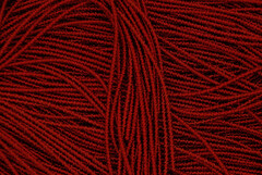 Фигурная канитель "Бамбук"  темно-бордовый 2,1мм