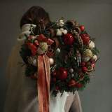 Photo of Christmas wreath «Holiday walks»