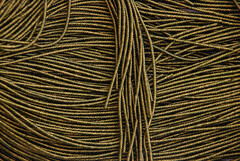 Фигурная канитель "Бамбук"  хаки 2,1мм