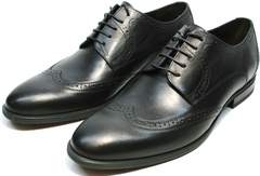 Мужские туфли под костюм Ikos 1157-1 Classic Black.
