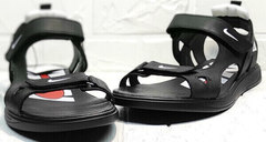 Трекинговые босоножки сандали на липучках мужские Nike 40-3 Leather Black.