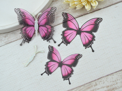 Метелики ШИФОНОВІ рожеві №60