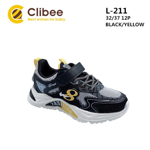 Clibee L211 Black/Yellow 32-37