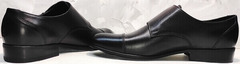 Выпускные туфли из натуральной кожи мужские Ikoc 2205-1 BLC.