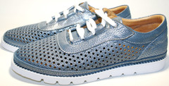 Летние туфли женские - кеды с перфорацией Rifellini Rovigo