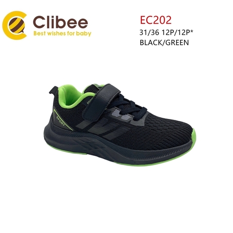 Clibee EC202 Black/Green 31-36