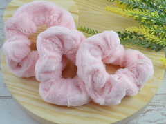 Резинки хутрові шиті рожеві