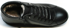 Ботинки на шнуровке мужские зимние Ridge 6051 X-16Black