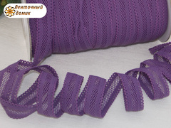 Резинка ажурная для повязок фиолетовая ширина 16 мм