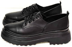 Закрытые женские туфли на высокой подошве Marani magli M-237-06-18 Black.
