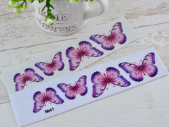 Метелики для вирізання 4 шт бузково-рожеві №41