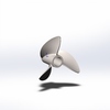 SAW V930/3 Titanium 3D print propeller RC