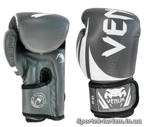 Перчатки для бокса и кикбоксинга на липучке VENUM 10 oz (BO-8352-O)