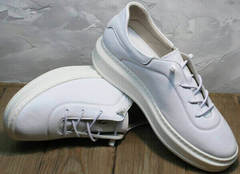 Утепленные кроссовки для повседневной носки женские Rozen M-520 All White.