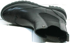Женские высокие ботинки Jina 7113 Leather Black