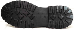 Модные туфли на тракторной подошве женские Marani magli M-237-06-18 Black.