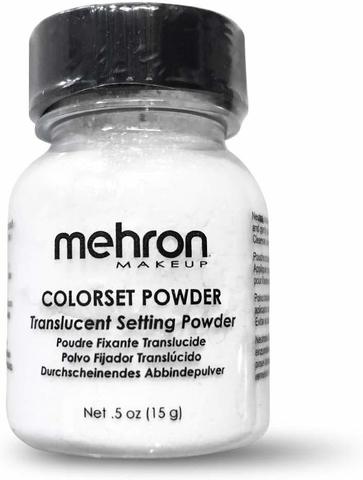 MEHRON Пудра-закрепитель для макияжа и грима Colorset Powder, 15 г