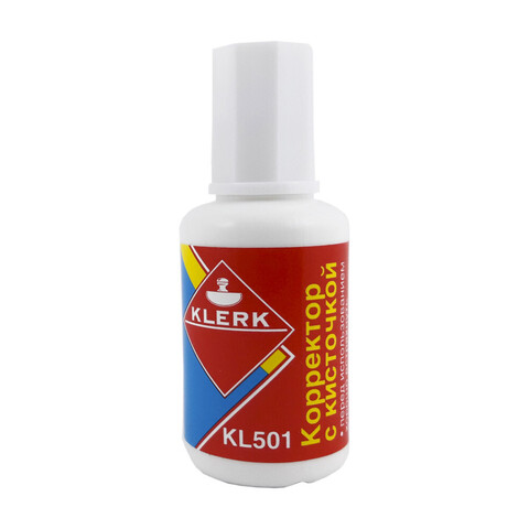 Корректор жидкий Klerk с кисточкой 20 мл (KL501)