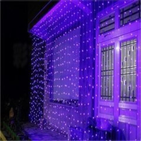 LED светодиодная гирлянда штора дождь 3 на 3 метра