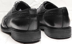 Броги туфли мужские Luciano Bellini C3801 Black.